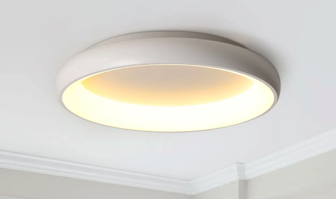 Luz de teto embutida de LED redonda simples