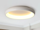 Luz de teto embutida de LED redonda simples