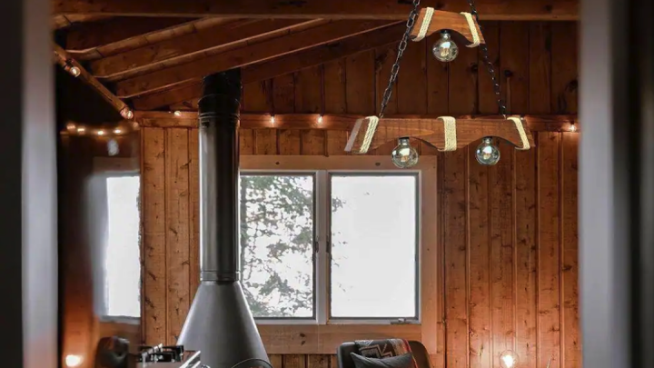 Iluminação de Pendente Estilo Campestre