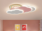 Luz de teto em acrílico em forma de nuvem para quarto de crianças
